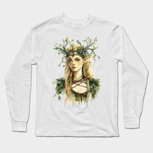 Rustic Cottagecore Dryad Long Sleeve T-Shirt
